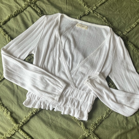 Lucky brand pointelle trim blouse - Picture 5 of 5